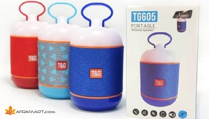 اسپیکر بلوتوثی قابل حمل تی اند جی مدل TG-605 4 p7