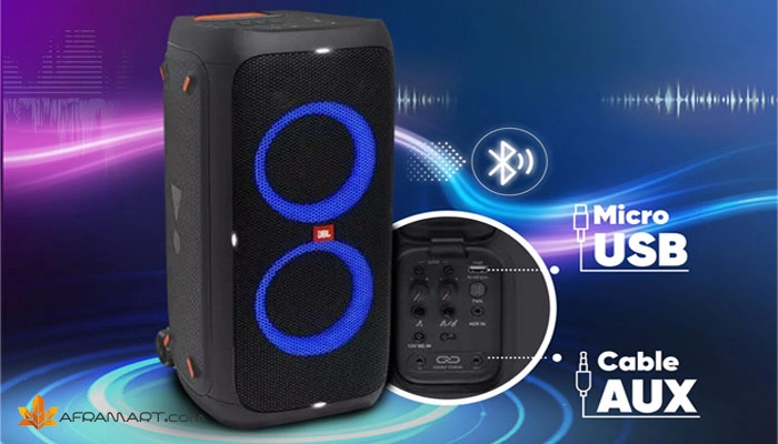 اسپیکر بلوتوثی قابل حمل جی بی ال پارتی باکس مدل PARTY BOX 310 4 اسپیکر بلوتوثی قابل حمل جی بی ال پارتی باکس مدل PARTY BOX 310