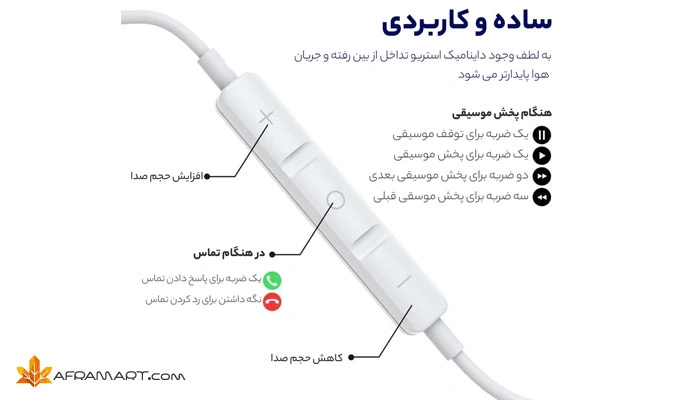 هدفون اپل مدل EarPods (جعبه باز)با کانکتور لایتنینگ 5 2 1 2025 03 03T113244.451 1