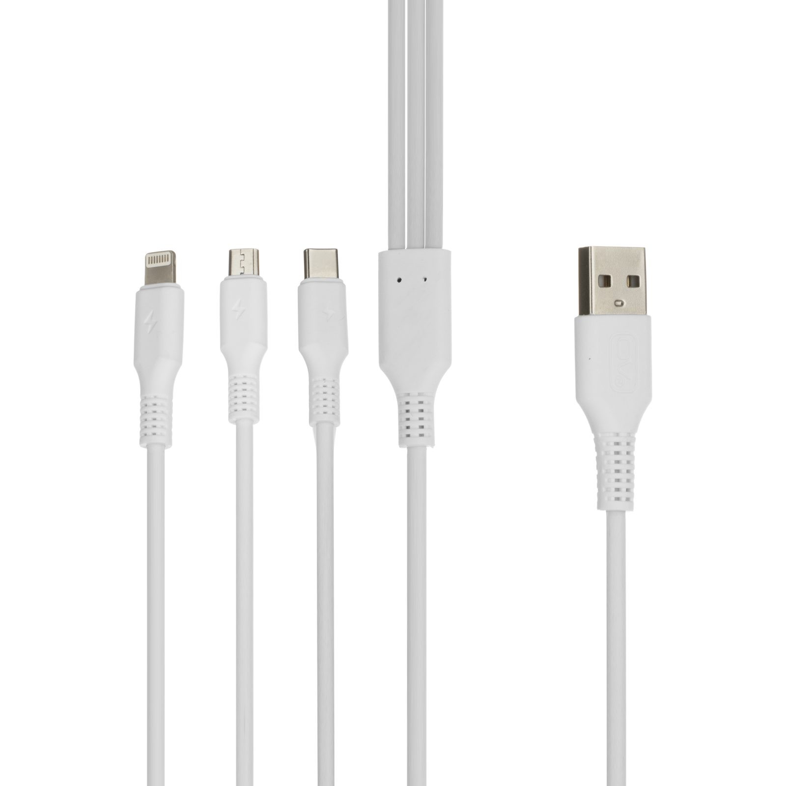 کابل تبدیل USB به لایتنینگ/USB-C/microUSB اوی مدل OV-102 طول 1 متر