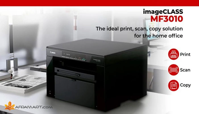 پرینتر چندکاره لیزری کانن imageclass MF3010 5 2 1 55