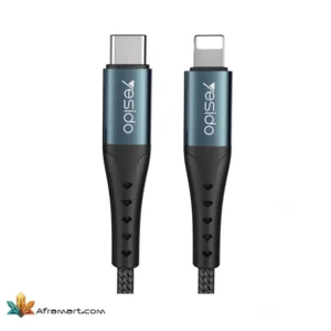 کابل Type-Cبه لایتنینگ یسیدو YESIDO CA64 طول 1.2متر