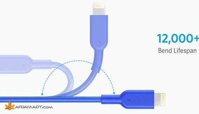 کابل تبدیل USB به لایتنینگ انکر مدل A8433 طول 1.8 متر 4 کابل تبدیل USB به لایتنینگ انکر مدل A8433 طول 1.8 متر