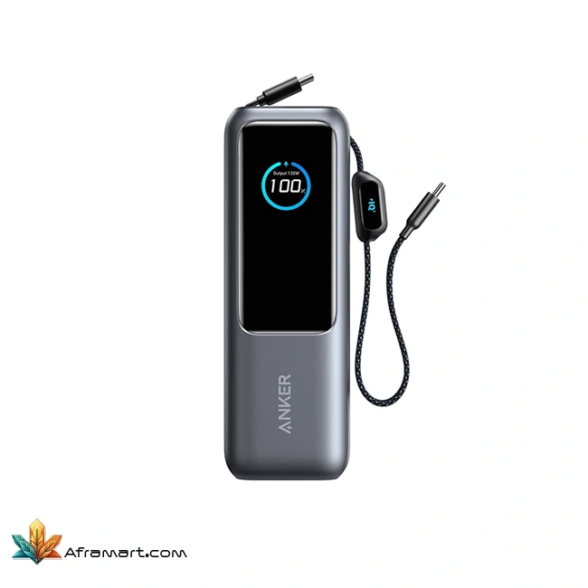 پاوربانک انکر مدل A1695 ظرفیت ۲۵۰۰۰ میلی آمپر ۱۶۵ وات 1 پاوربانک انکر مدل A1695 ظرفیت ۲۵۰۰۰ میلی آمپر ۱۶۵ وات