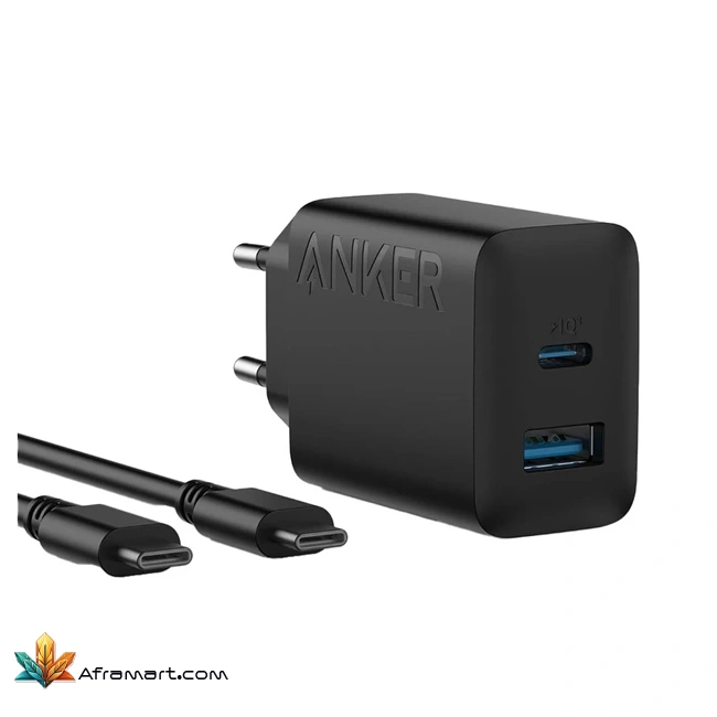 شارژر دیواری 20 وات انکر مدل B2348 به همراه کابل USB-C به طول 1.5 متر 1