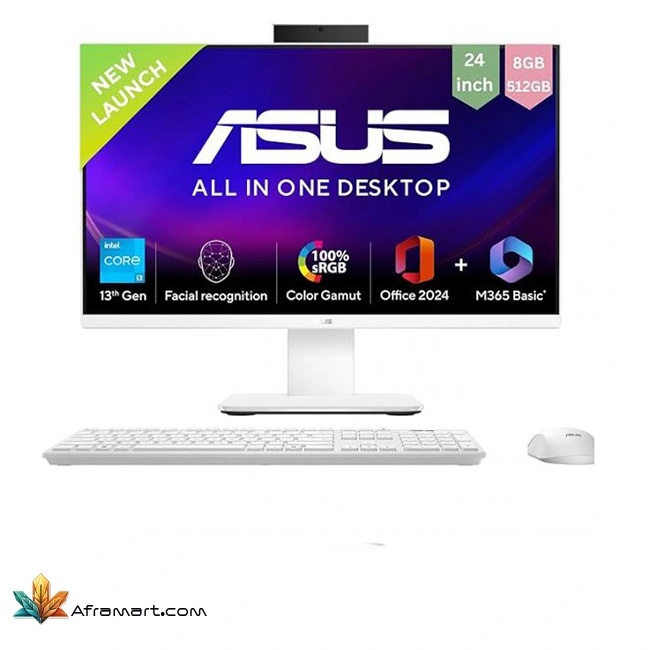 کامپیوتر all in one ASUS V440VAK i7 13620H 8GB 512SSD 23.8 FHD 1 17