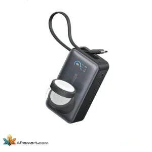 پاوربانک انکر مدل A1657 ظرفیت ۱۰ هزار میلی آمپر با قابلیت شارژ بی سیم اپل واچ