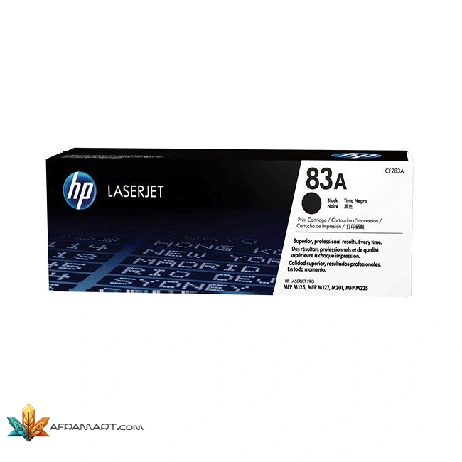 کارتریج تونر مشکی اچپی مدل 83A 1 2